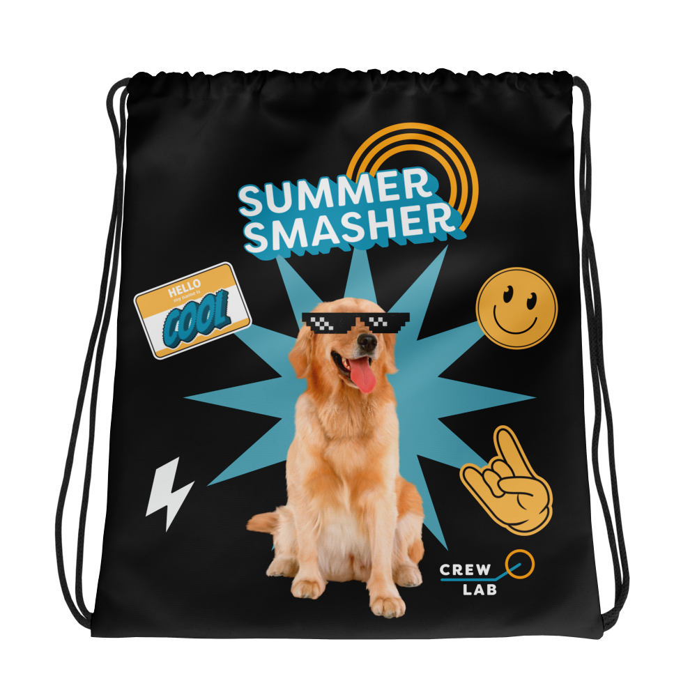 Summer Smasher Drawstring Bag